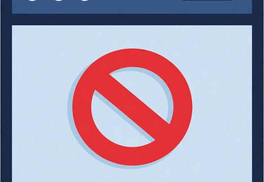 Blocked or Restricted Website Icon