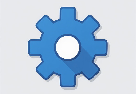 Stylized Gear Icon